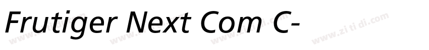 Frutiger Next Com C字体转换